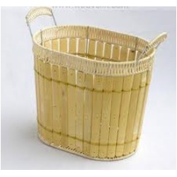 Wooden And Metal Basket
